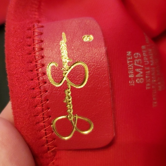 Jessica Simpson, Red Suede over the knee boot - Picture 3 of 7